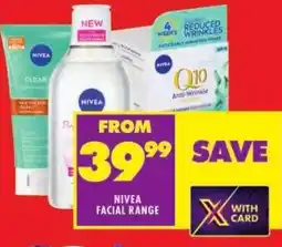 Shoprite Nivea facial range offer