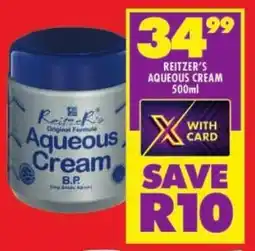 Shoprite Reitzer's aqueous cream offer
