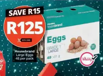 Checkers Housebrand Large Eggs offer