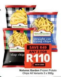 Checkers Natures Garden Frozen Potato Chips offer