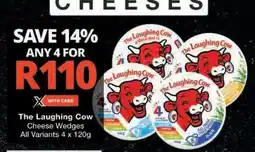 Checkers The Laughing Cow Cheese Wedges offer