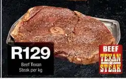 Checkers BEEF TEXAN STEAK offer