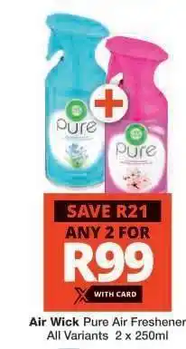 Checkers Air Wick Pure Air Freshener offer