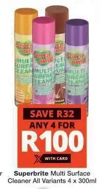 Checkers Superbrite Multi Surface Cleaner offer