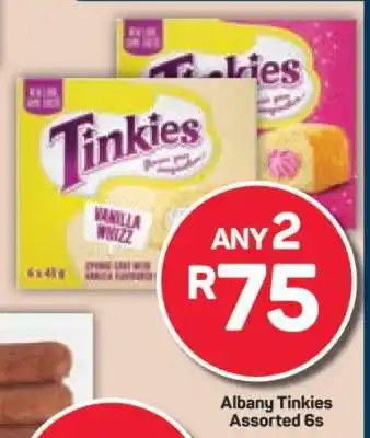 Pick n Pay Albany Tinkies Assorted 6s offer