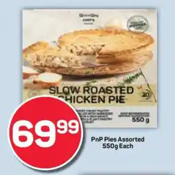 Pick n Pay PnP Pies Assorted 550g Each offer