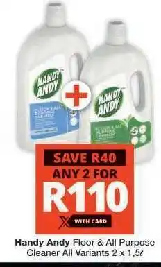 Checkers Handy Andy Floor & All Purpose Cleaner offer