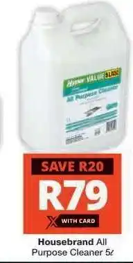 Checkers Housebrand All Purpose Cleaner 5â„“ offer