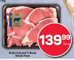 Pick n Pay Bulk Club and T-Bone Steak Pack offer