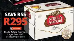 Checkers Stella Artois Premium Lager Beer NRB offer
