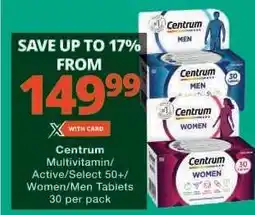 Checkers Centrum Multivitamin offer