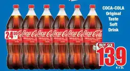 Boxer COCA-COLA Original Taste Soft Drink offer