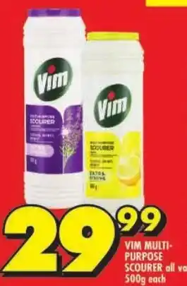 Shoprite Vim multi-purpose scourer all variants offer