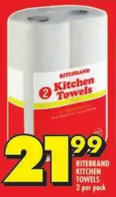 Shoprite Ritebrand kitchen towels offer