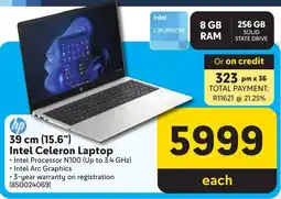 Makro HP 39 cm 15.6" Intel Celeron Laptop offer