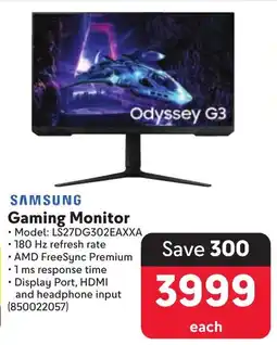Makro SAMSUNG Gaming Monitor offer