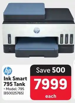 Makro HP Ink Smart 795 Tank offer