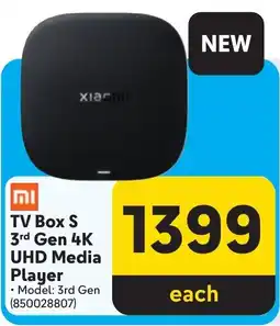 Makro Xiaomi TV Box S 3rd Gen 4K UHD Media Player offer