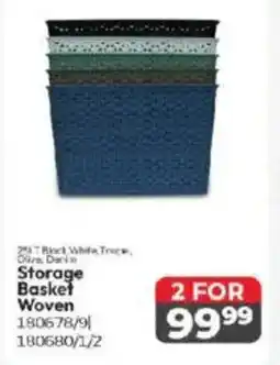 Crazy Plastics Storage Basket Woven offer