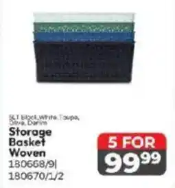 Crazy Plastics Storage Basket Woven offer
