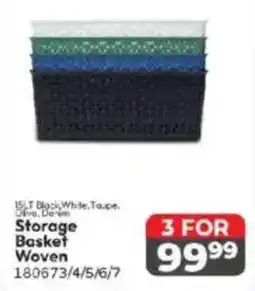 Crazy Plastics Storage Basket Woven offer