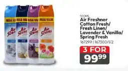 Crazy Plastics Air Scents Air Freshner Cotton Fresh/ Fresh Linen/ Lavender & Vanilla/ Spring Fresh offer
