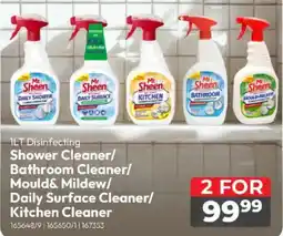 Crazy Plastics Mr. Sheen Shower Cleaner/ Bathroom Cleaner/ Mould & Mildew/ Daily Surface Cleaner/ Kitchen Cleaner offer