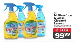 Crazy Plastics Mr. Sheen Multisurface & Glass Cleaner/ Lemon offer