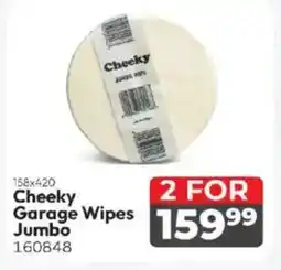 Crazy Plastics Cheeky Garage Wipes Jumbo offer