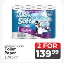 Crazy Plastics Snow Soft Toilet Paper offer