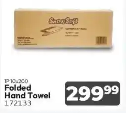 Crazy Plastics Snow Soft Folded Hand Towel offer