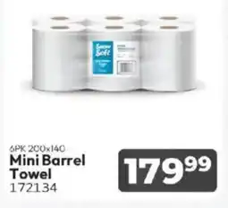 Crazy Plastics Mini Barrel Towel offer