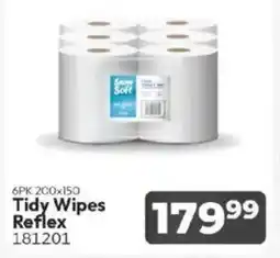 Crazy Plastics Snow Soft Tidy Wipes Reflex offer