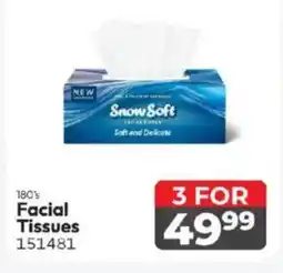 Crazy Plastics Snow Soft Facial Tissues offer