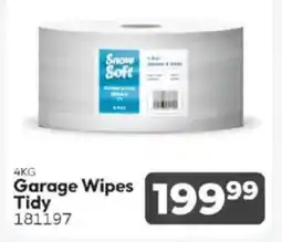 Crazy Plastics Snow Soft Garage Wipes Tidy offer