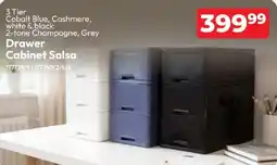 Crazy Plastics Drawer Cabinet Salsa offer