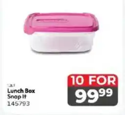 Crazy Plastics Lunch Box Snap It offer