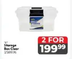 Crazy Plastics Storage Box Clear offer