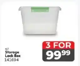 Crazy Plastics Storage Lock Box offer