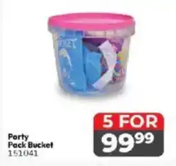 Crazy Plastics Party Pack Bucket offer