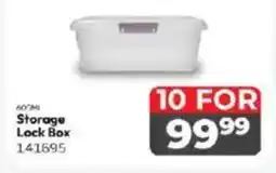 Crazy Plastics Storage Lock Box offer