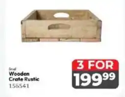 Crazy Plastics Wooden Crate Rustic offer