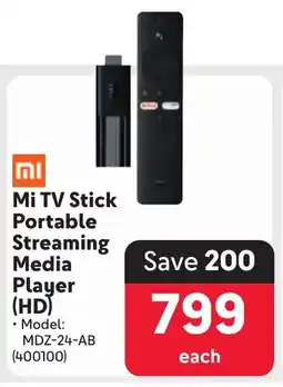 Makro Mi TV Stick Portable Streaming Media Player HD offer