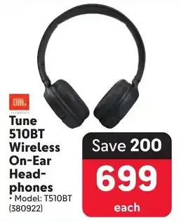 Makro JBL Tune 510BT Wireless On-Ear Head-phones offer