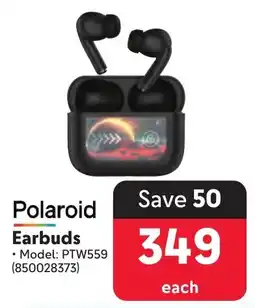 Makro Polaroid Earbuds offer