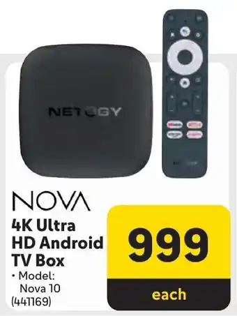 Makro Nova 4K Ultra HD Android TV Box offer