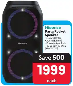 Makro Hisense Party Rocket Speaker offer