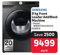 Makro SAMSUNG Front Loader AddWash Machine offer