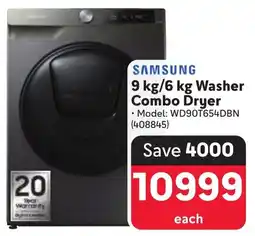 Makro SAMSUNG Washer Combo Dryer offer