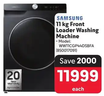 Makro SAMSUNG Front Loader Washing Machine offer